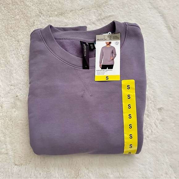 Mondetta Ladies' Knit Fleece Crewneck Sweatshirt, Size S - Picture 6 of 6